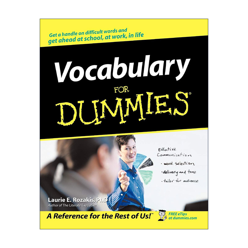 英文原版 Vocabulary for Dummies 英语词汇入门 单词起源 达人迷 英文版 进口英语原版书籍