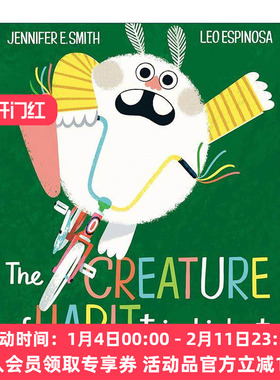 英文原版The Creature of Habit Tries His Best A Creature of Habit Story不言败的大个子 儿童精装情绪启蒙认知绘本 学习新事物