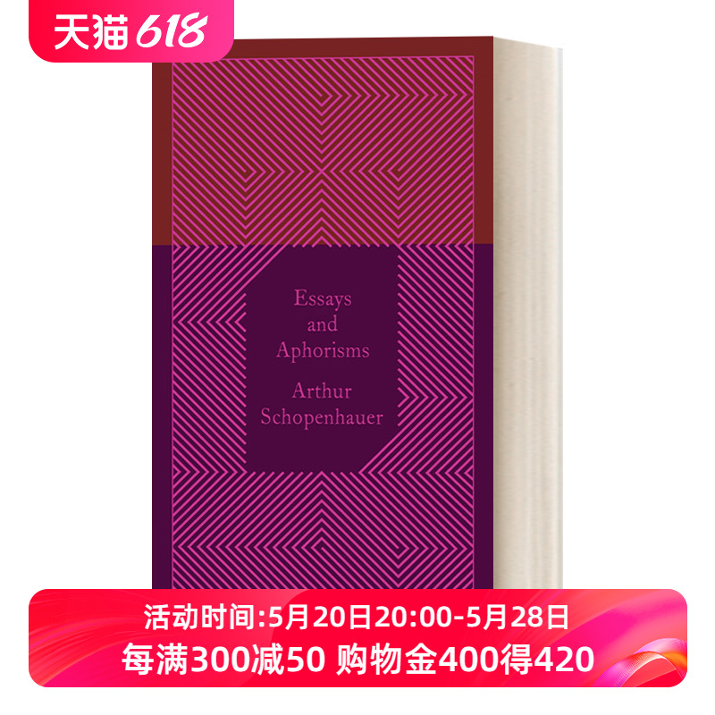 叔本华小品警语录英文原版 Essays and Aphorisms企鹅口袋精装英文版进口英语原版书籍