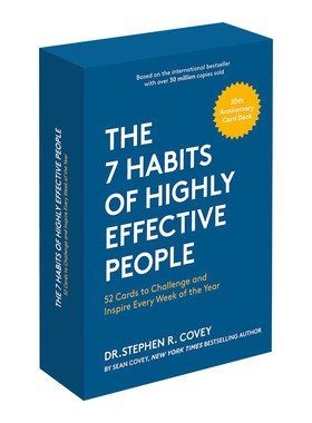 高效能人士的七个习惯 英文原版 The 7 Habits of Highly Effective People 英文版 进口英语原版书籍