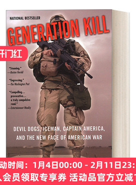 英文原版 Generation Kill 杀戮一代 豆瓣高分推荐 HBO同名美剧原著 历史传记 Evan Wright 英文版 进口英语原版书籍