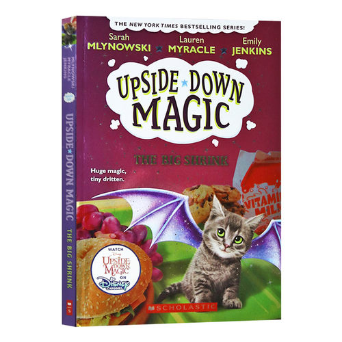英文原版 The Big Shrink Upside-down Magic 6 失控的魔法6 缩小魔法术 英语章节书 英文版
