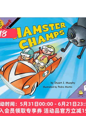 英文原版 Mathstart Level 3 Hamster Champs 数学启蒙绘本3级 英文版 进口英语原版书籍