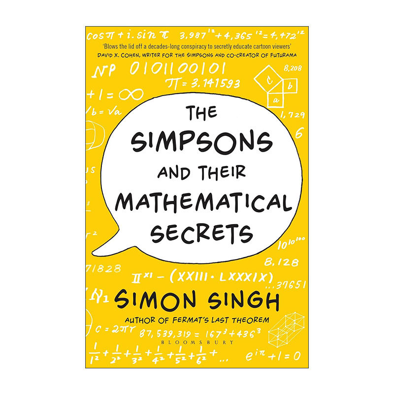 英文原版 The Simpsons and Their Mathematical Secrets 数学大爆炸 辛普森一家数学魔法大揭秘 西蒙·辛格 进口英语原版书籍