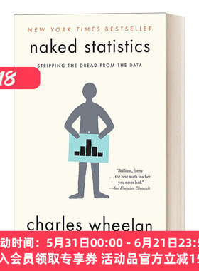 英文原版 Naked Statistics 赤裸裸的统计学 英文版 进口英语原版书籍