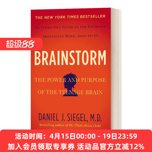 英文原版 Brainstorm the Power and Purpose of the Teenage Brain 青春期大脑风暴 青少年是如何思考与行动的 英文版 进口书籍