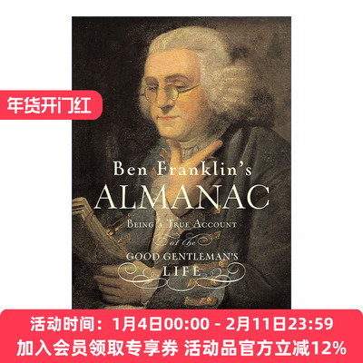 本富兰克林年鉴  英文原版 Ben Franklin's Almanac 传记 精装 英文版 进口英语原版书籍