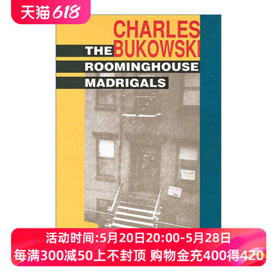 英文原版 The Roominghouse Madrigals 宿舍牧歌 布可夫斯基早期1946-1966诗选 英文版 进口英语原版书籍