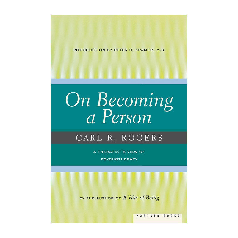 英文原版 On Becoming a Person 个人形成论 我的心理治疗观 卡尔罗杰斯 英文版 进口英语原版书籍