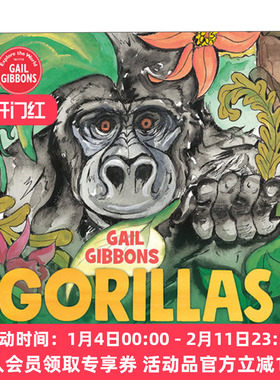 大猩猩 英文原版 Gorillas New & Updated Edition 新版 盖尔吉本斯少儿百科系列 4-8岁儿童精装科普绘本 英文版 进口英语原版书籍