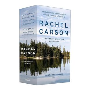 春天 Carson Library 英文原版 Collection蕾切尔·卡森 寂静 海洋传 套装 The 作品两册盒装 经典 美国文库 精装 America Rachel