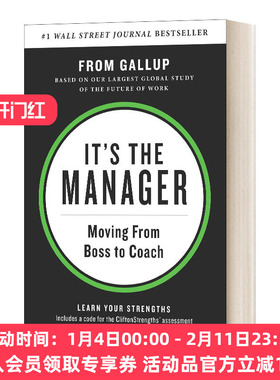 英文原版 It's the Manager Gallup 新领导力 成败在经理 精装 Jim Clifton 盖洛普 英文版 进口英语原版书籍