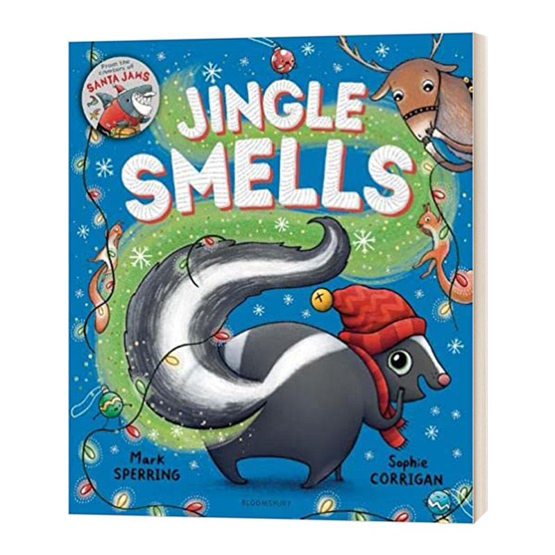 英文原版 Jingle Smells 叮当的气味 圣诞节主题绘本 儿童故事书 英文版 进口英语原版书籍
