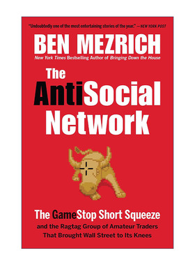 英文原版 The Antisocial Network 反社交网络 业余投资者 游戏玩家和互联网喷子如何打败华尔街 英文版 进口英语原版书籍