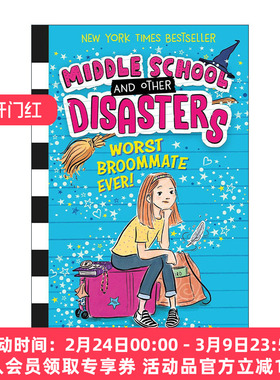 英文原版 Worst Broommate Ever 史上差劲的室友 中学生系列 黑白章节书 英文版 进口英语原版书籍