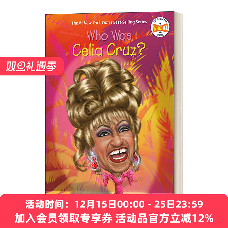 英文原版 Who Was Celia Cruz 谁是塞利娜·克鲁兹 名人物传记系列 中小学生读物 英文版 进口英语原版书籍