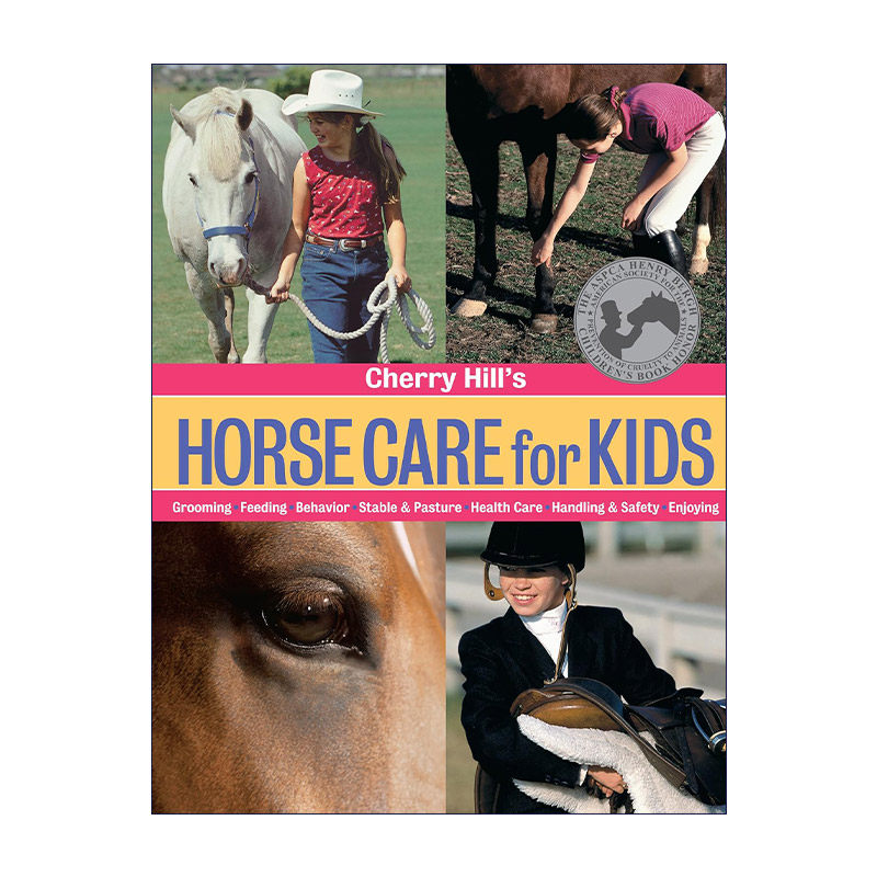 英文原版 Cherry Hill's Horse Care for Kids 儿童养马指南 英文版 进口英语原版书籍