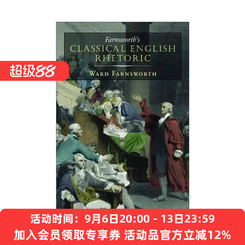 英文原版 Farnsworth's Classical English Rhetoric 法恩斯沃思经典英语修辞 语言学 英文版 进口英语原版书籍