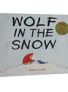 英文原版 Wolf in the Snow 我遇见了一只小灰狼 雪地里的狼 2018凯迪克金奖绘本 宝宝友谊养成故事图画书 英文版 进口英语书籍