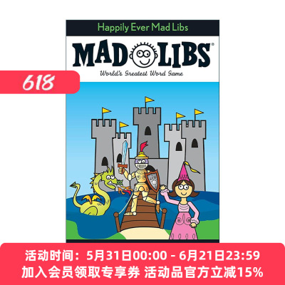 英文原版 Happily Ever Mad Libs 永远快乐 疯狂填词游戏 英文版 进口英语原版书籍