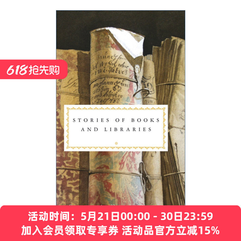 书籍与图书馆故事集  英文原版小说 Stories of Books and Libraries Everyman精装收藏版 口袋经典系列 英文版 进口英语原版书籍