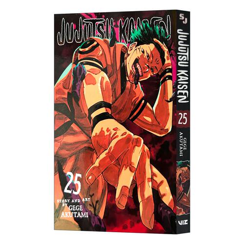 英文原版 Jujutsu Kaisen Vol.25 咒术回战25 漫画 英文版 进口英语原版书籍