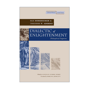 英文原版 Dialectic of enlightenment 启蒙辩证法 马克斯·霍克海默 西奥多·阿道尔诺 英文版 进口英语原版书籍