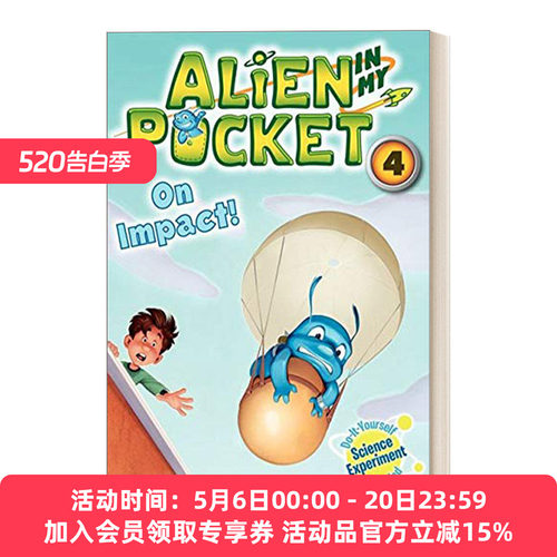 口袋里的外星人 英文原版 Alien in My Pocket 4 On Impact! 英文版 进口英语原版书籍