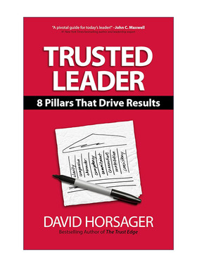 英文原版 Trusted Leader 值得信赖的领导者 驱动结果的8大支柱 David Horsager 精装 英文版 进口英语原版书籍