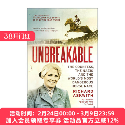 英文原版 Unbreakable 坚不可摧 女伯爵与危险的赛马 女性传记 英文版 进口英语原版书籍