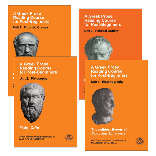 英文原版 A Greek Prose Course 希腊语散文阅读进阶教材1-4册 英文版 进口英语原版书籍