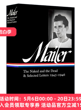 英文原版 Norman Mailer 诺曼·梅勒 裸者与死者与1945-1946年间书信选 普利策奖得主 精装美国文库 英文版 进口英语原版书籍