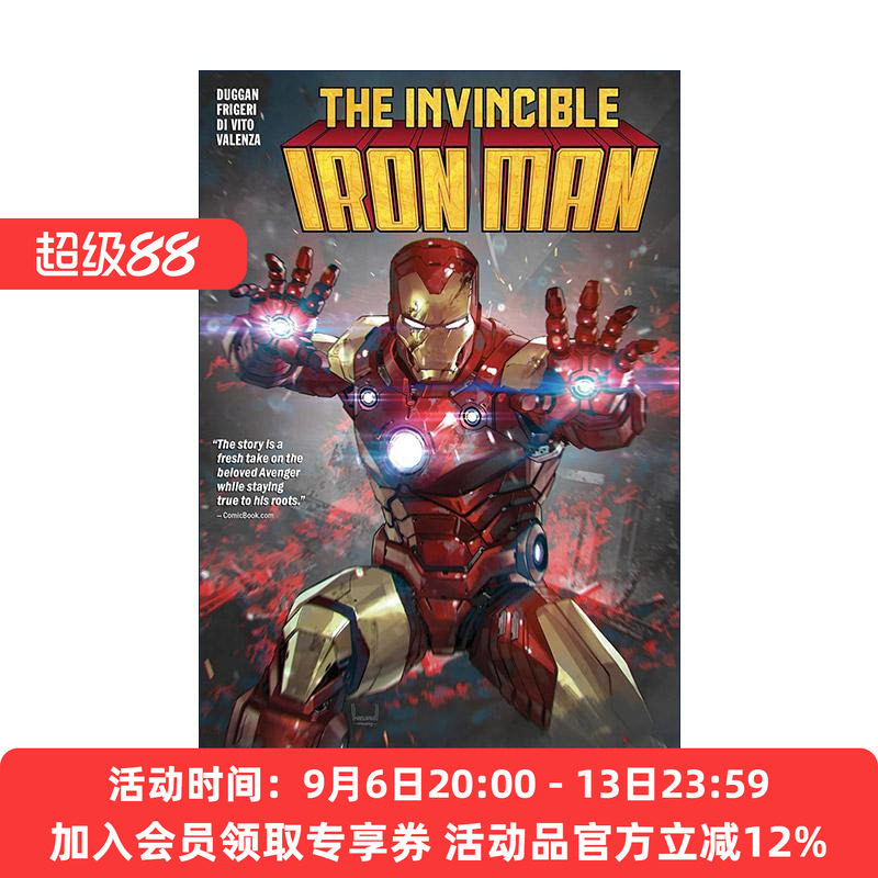无敌钢铁侠 卷一 英文原版 Invincible Iron Man By Gerry Duggan Vol.1 漫威漫画 英文版 进口英语原版书籍