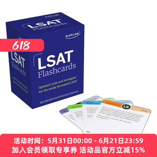 英文原版 LSAT Prep Flashcards 美国法学院入学考试 400张逻辑技能闪卡 英文版 进口英语原版书籍