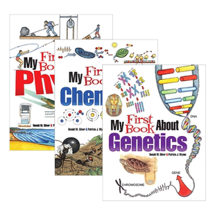 英文原版 My First Book About Chemistry/Genetics/Physics 我的第一本关于化学/遗传学/物理的书3册 英文版 进口英语书