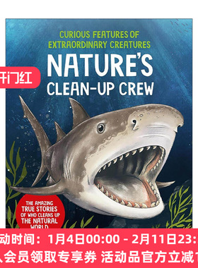 英文原版 Curious Features of Extraordinary Creatures Nature's Clean-Up Crew 非凡生物的奇妙特性 英文版 进口英语原版书籍