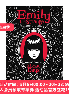 英文原版 Emily the Strange Lost Days 怪异的艾米莉4 失去的日子 美国经典漫画人物小说 儿童章节书 精装 进口英语原版书籍