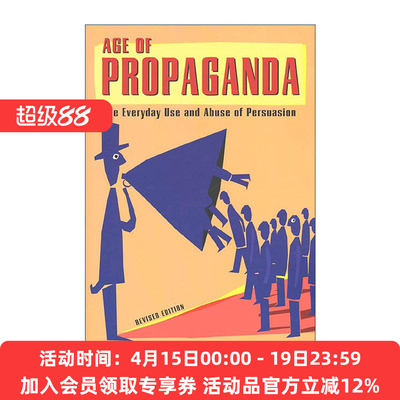 英文原版 Age of Propaganda 认知操纵 宣传如何影响我们的思想和行为 埃利奥特·阿伦森 英文版 进口英语原版书籍