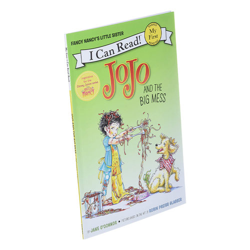 英文原版 Fancy Nancy JoJo and the Big Mess 漂亮的南希：乔乔和大麻烦 I Can Read系列 英文版 进口英语原版书籍