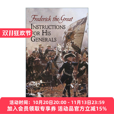 英文原版 给将军们的指示 战争策略历史 Instructions for His Generals 腓特烈大帝 弗里德里希大王Frederick the Great 英文版