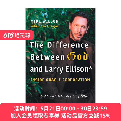 英文原版 The Difference Between God and Larry Ellison 上帝与拉里埃里森的不同 Oracle软件系统公司的秘密 英文版 进口英语书