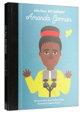 英文原版 Little People, Big Dreams：Amanda Gorman 小人物大梦想儿童精装绘本 阿曼达·戈尔曼