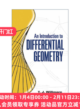 英文原版 An Introduction to Differential Geometry 微分几何导论 数学 英国利物浦大学教授T. J. Willmore 进口英语原版书籍
