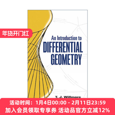 英文原版 An Introduction to Differential Geometry 微分几何导论 数学 英国利物浦大学教授T. J. Willmore 进口英语原版书籍