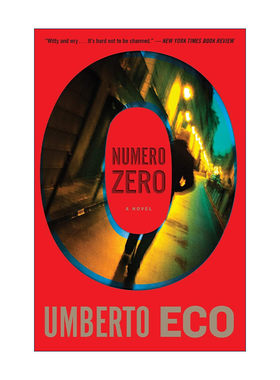 英文原版 Numero Zero 试刊号 安伯托·艾柯 英文版 进口英语原版书籍