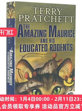 正版 Discworld 碟形世界 猫和少年魔笛手 英文原版小说书 The Amazing Maurice and His Educated Rodents 进口书籍英文版
