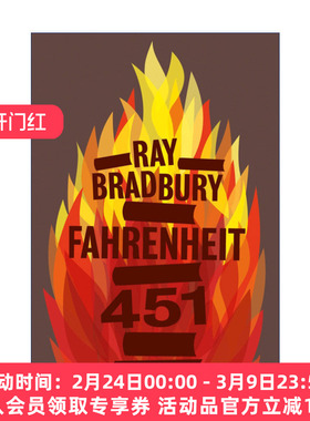华氏451度 英文原版小说 Fahrenheit 451 雷·布拉德伯里 精装布面收藏版 英文版 进口英语原版书籍