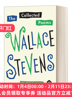英文原版 The Collected Poems of Wallace Stevens The Corrected Edition华莱士·史蒂文斯诗集 修正版 英文版 进口英语原版书籍