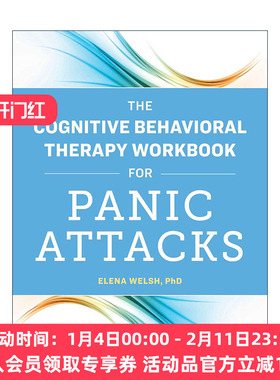 英文原版 The Cognitive Behavioral Therapy Workbook for Panic Attacks 惊恐症发作的认知行为治疗练习册 进口英语原版书籍