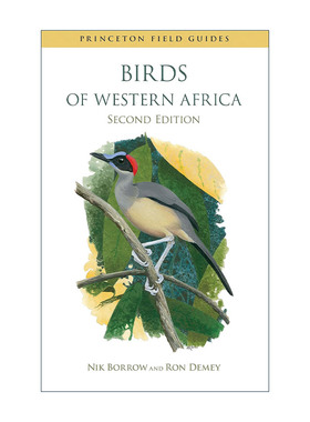 英文原版 Birds of Western Africa 西非的鸟类 第二版 普林斯顿野外指南 Nik Borrow英文版 进口英语原版书籍